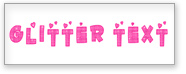 Glitter Text